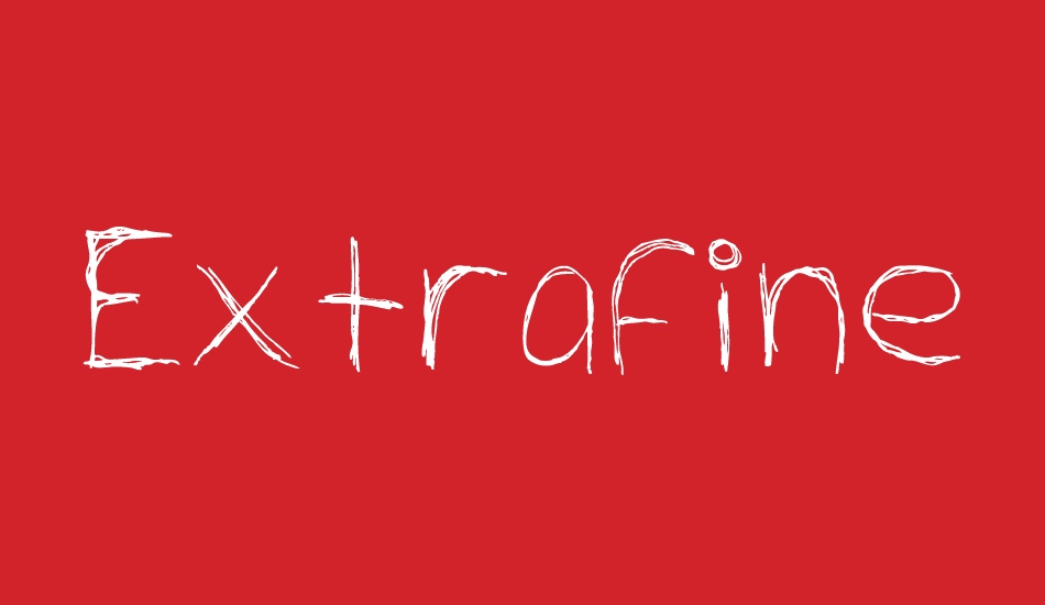 Extrafine font big