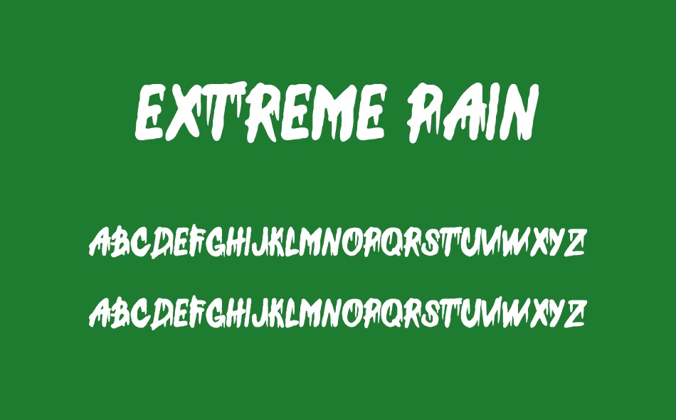 Extreme Pain font