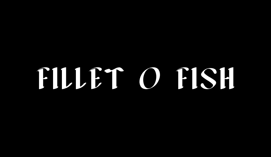 Fillet O Fish free font