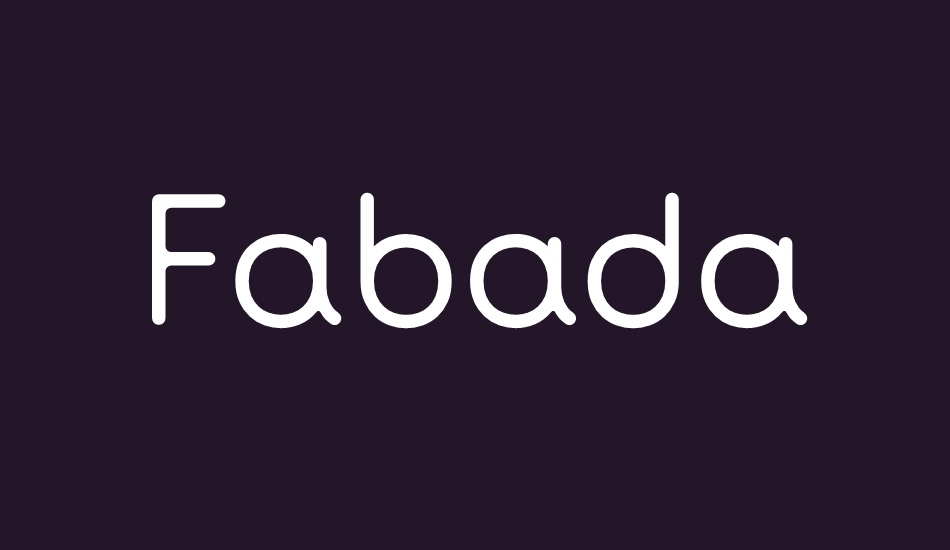 fabada font big