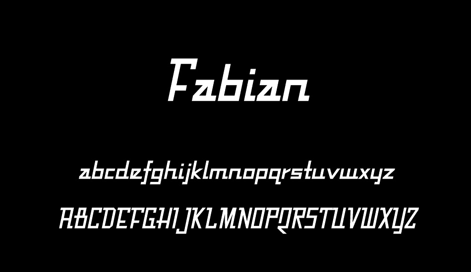 Fabian font