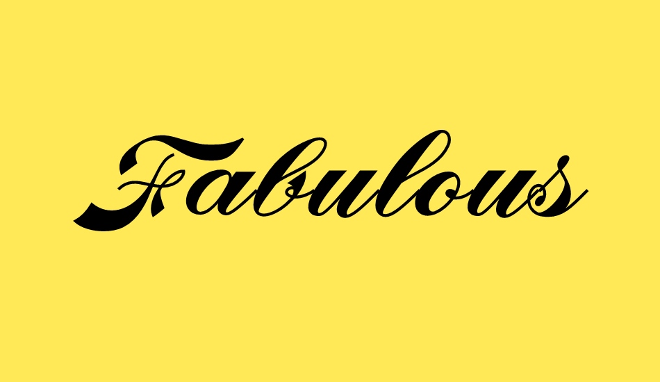 fabulous-personal-use font big