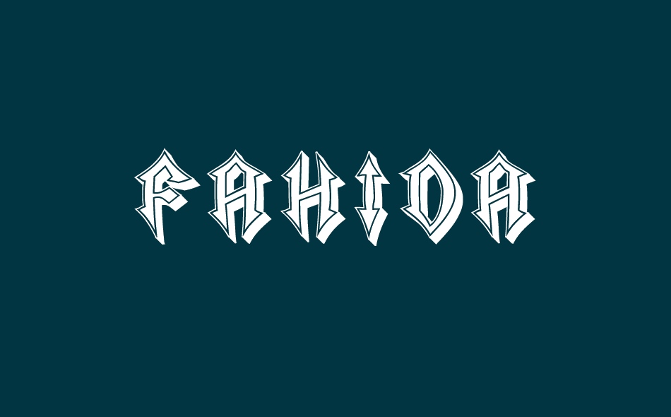 Fahida font big