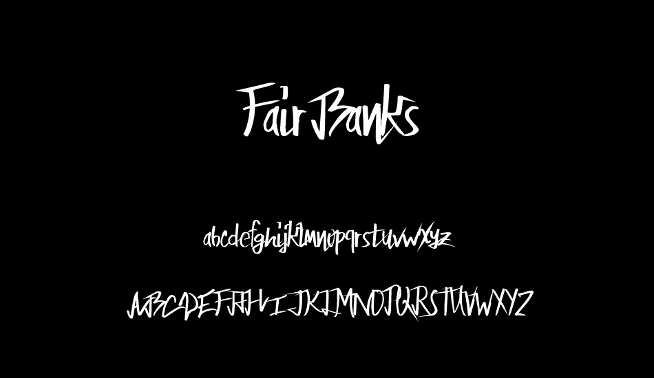 FairBanks font