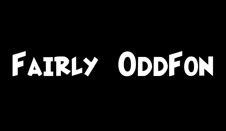 Fairly OddFont font big