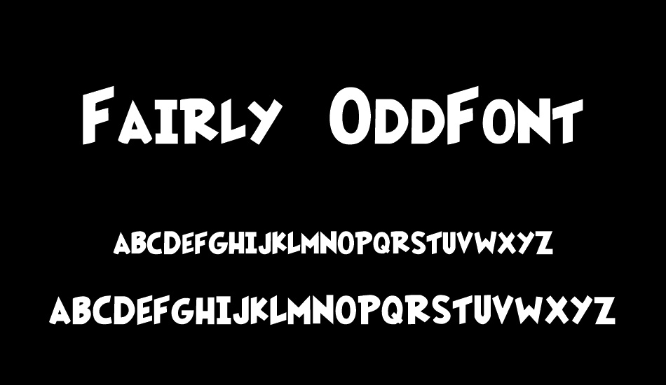 Fairly OddFont font