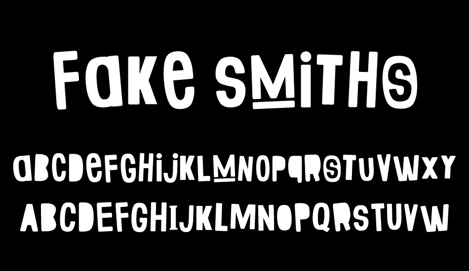 Fake Smiths font