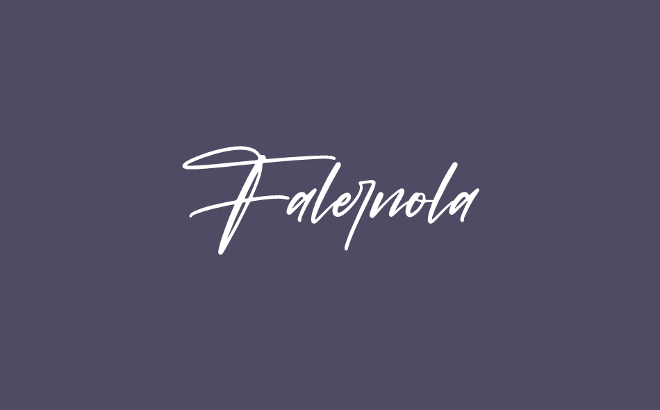 Falernola font big