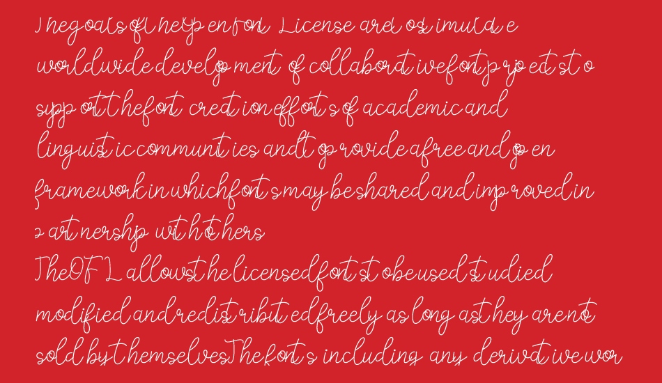 Falicia font 1