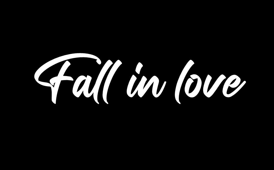 Fall In Love font big