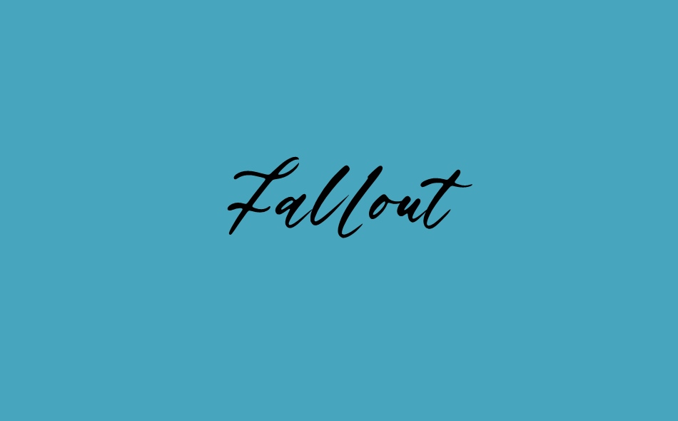 Fallout font big