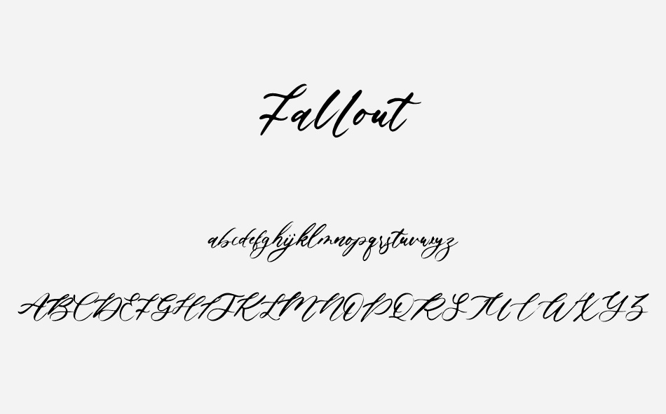 Fallout font