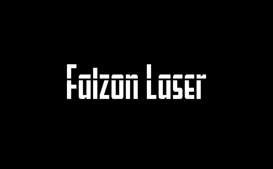 Falzon font big