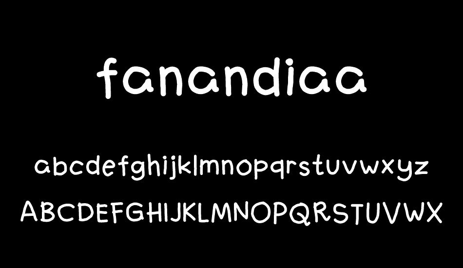 fanandiaa font