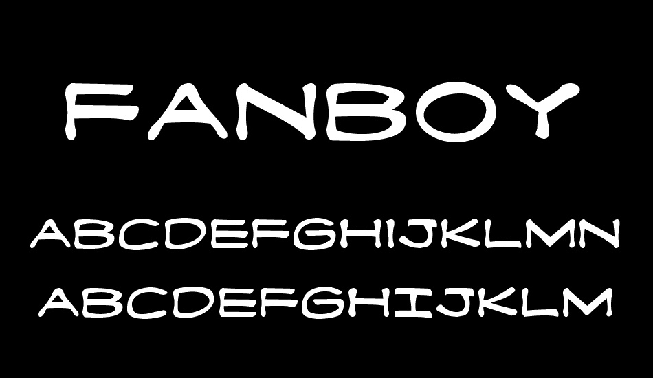 Fanboy Hardcore font