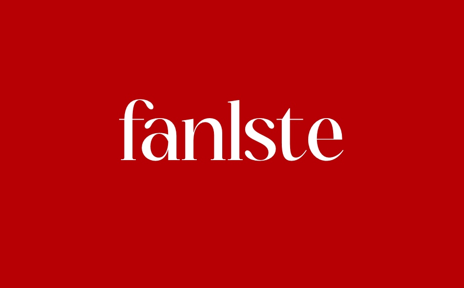 Fanlste font big