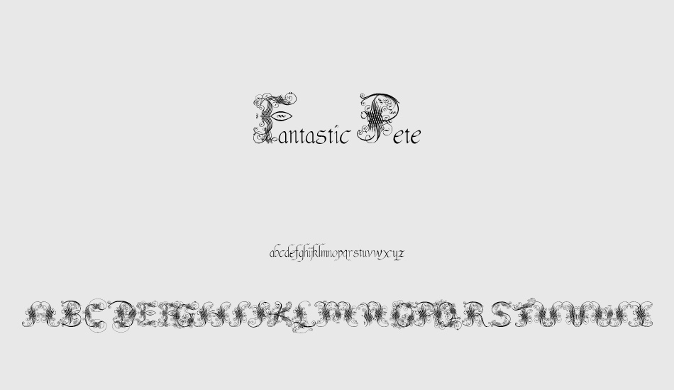 fantastic-pete font