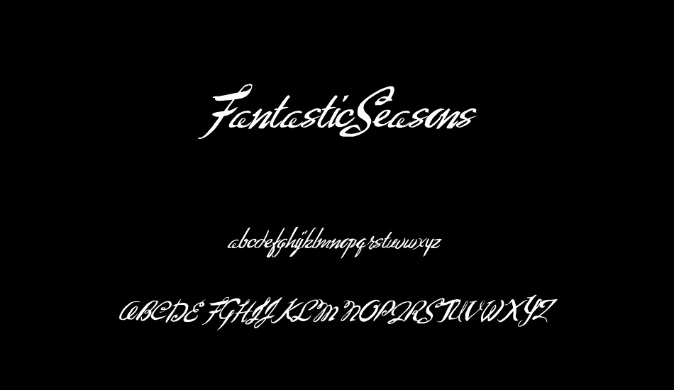 FantasticSeasons font