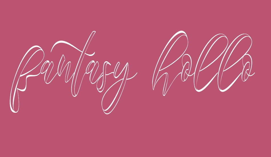 fantasy hollow font big