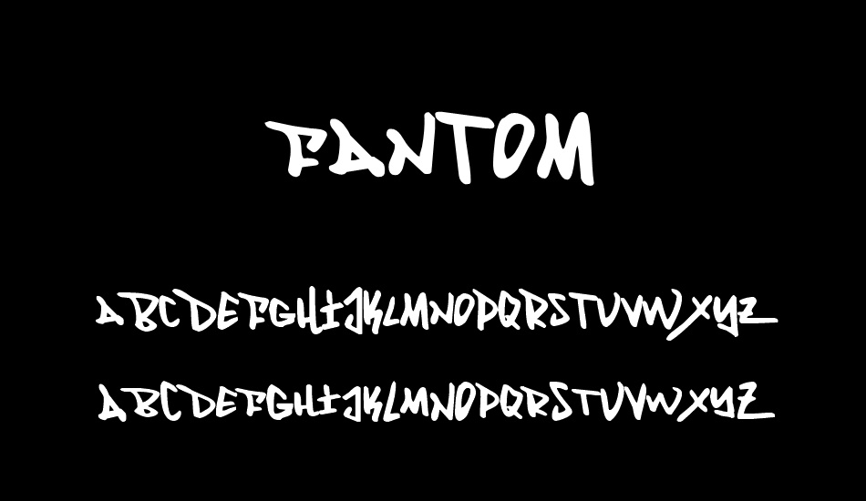 Fantom font