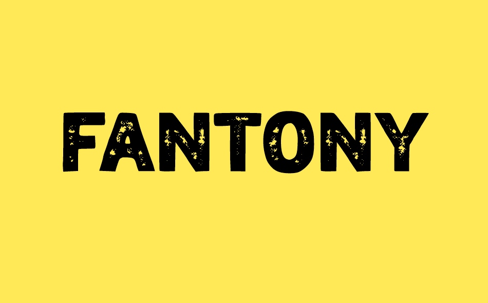 Fantony font big