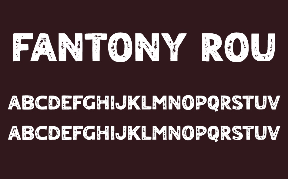 Fantony font