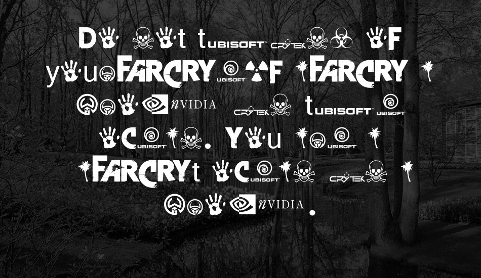 FarCry font text