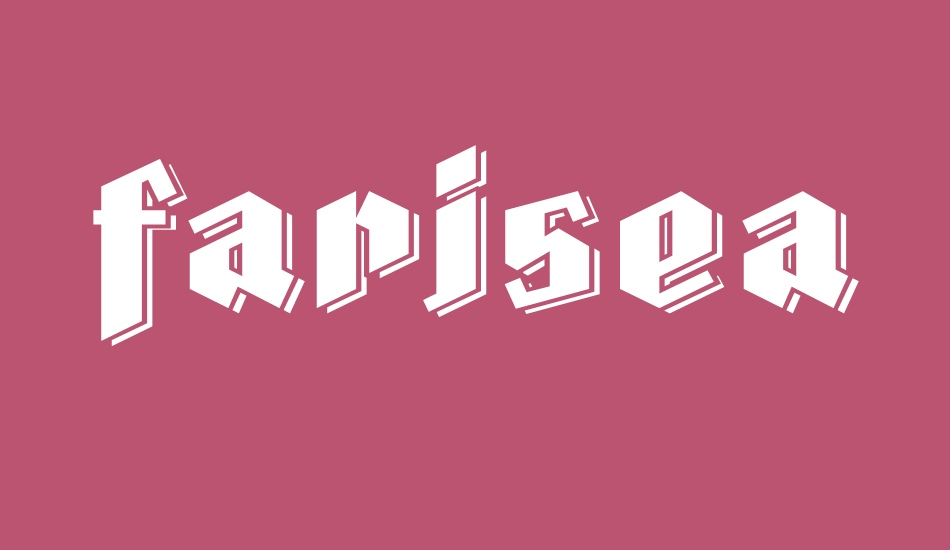 Farisea Dark font big