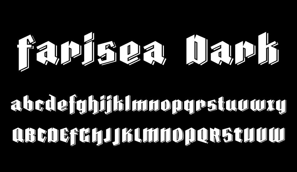 Farisea Dark font