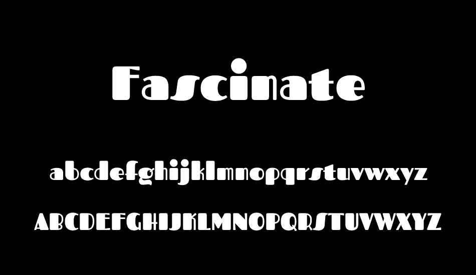 Fascinate font