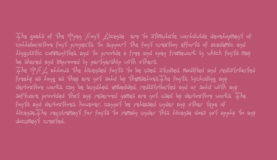 Fast Monk Ink Outline font 1
