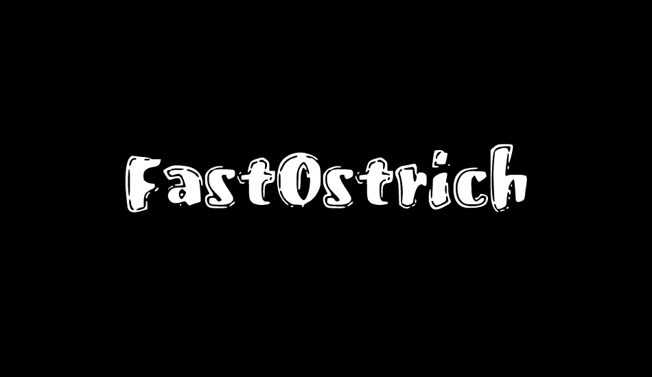 FastOstrich font big