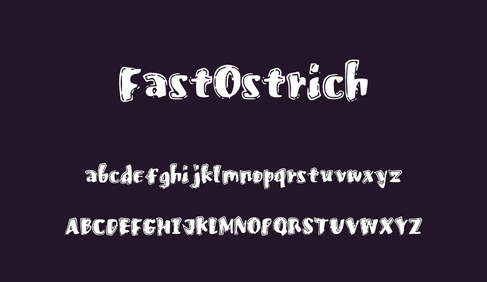 FastOstrich font