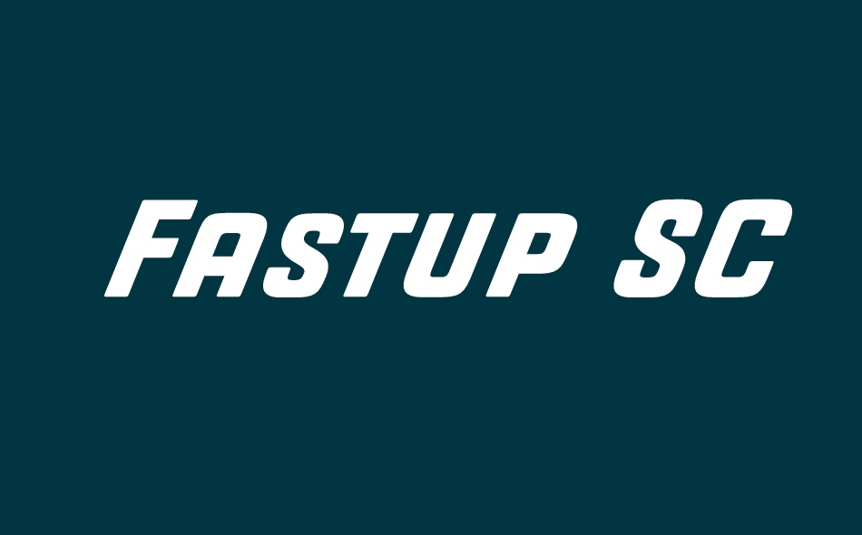 Fastup SC font big