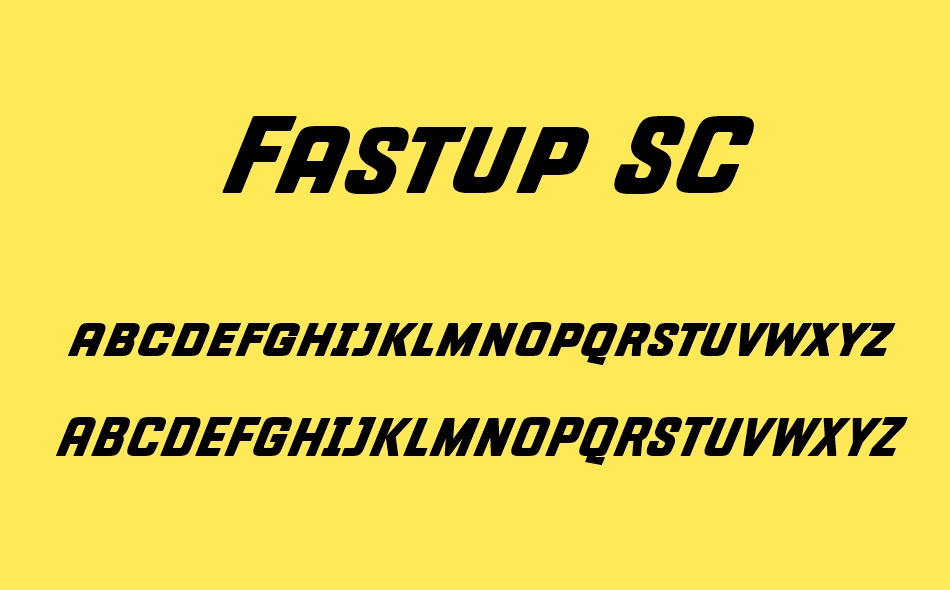 Fastup SC font