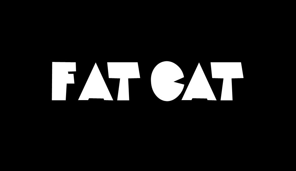 Fat Cat font big