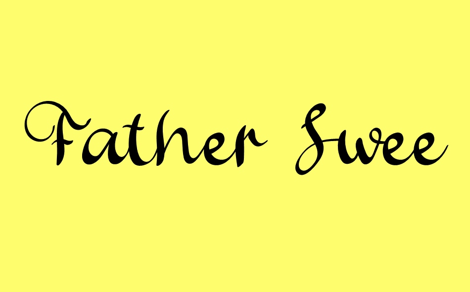 Father Sweety font big