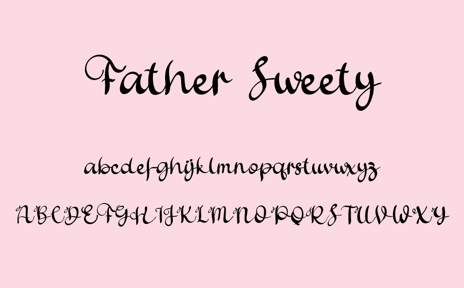 Father Sweety font