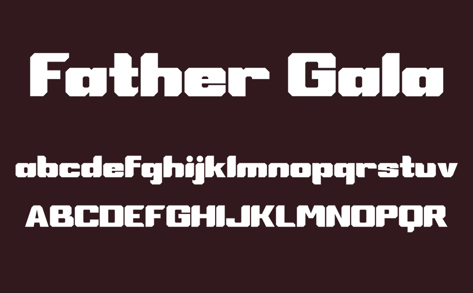 Father Galaxy font