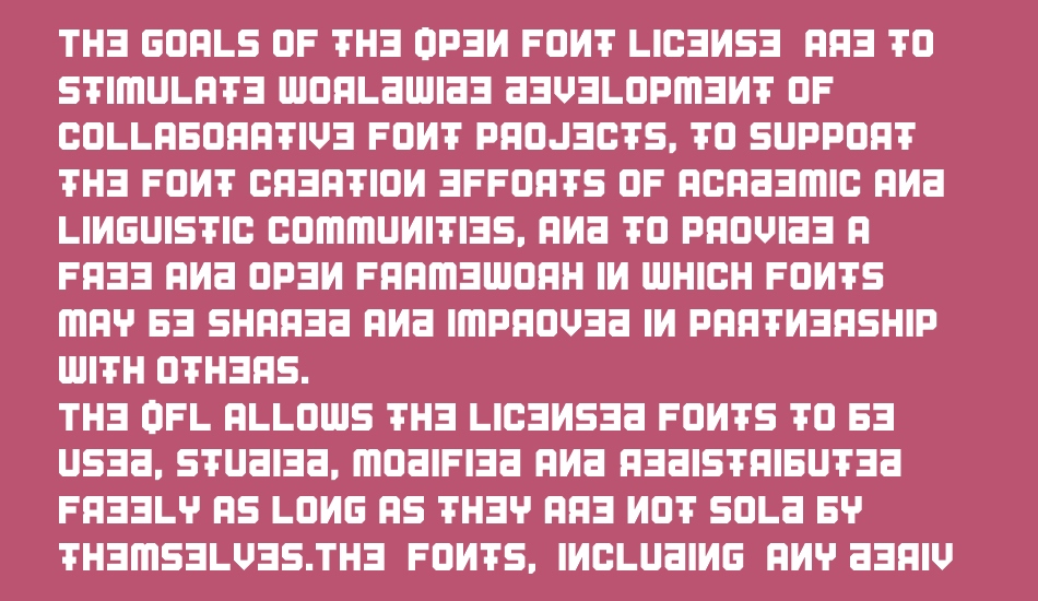 Fatherland Faker font 1