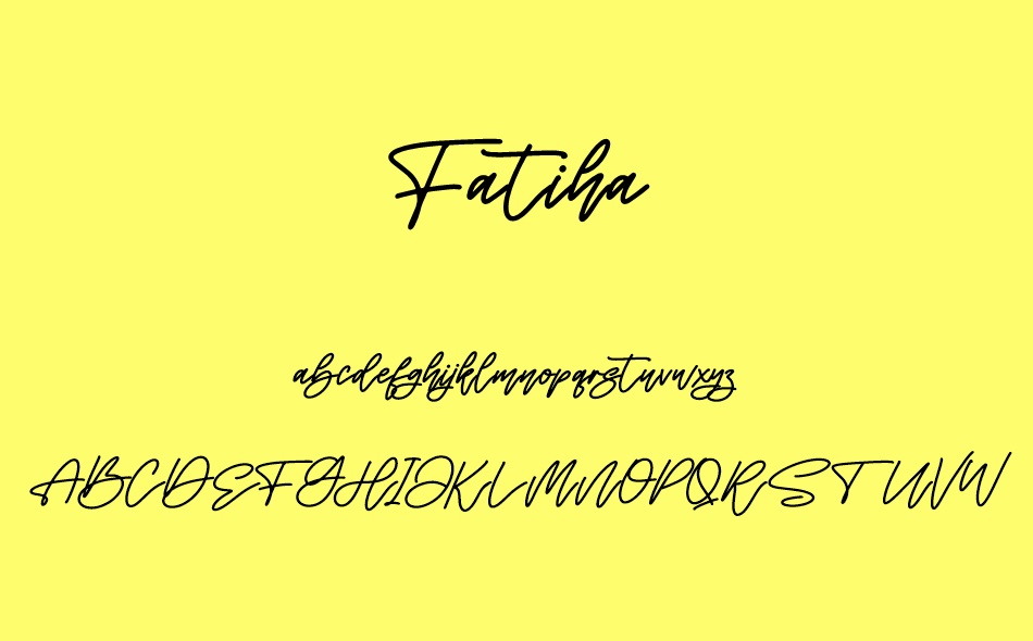Fatiha font
