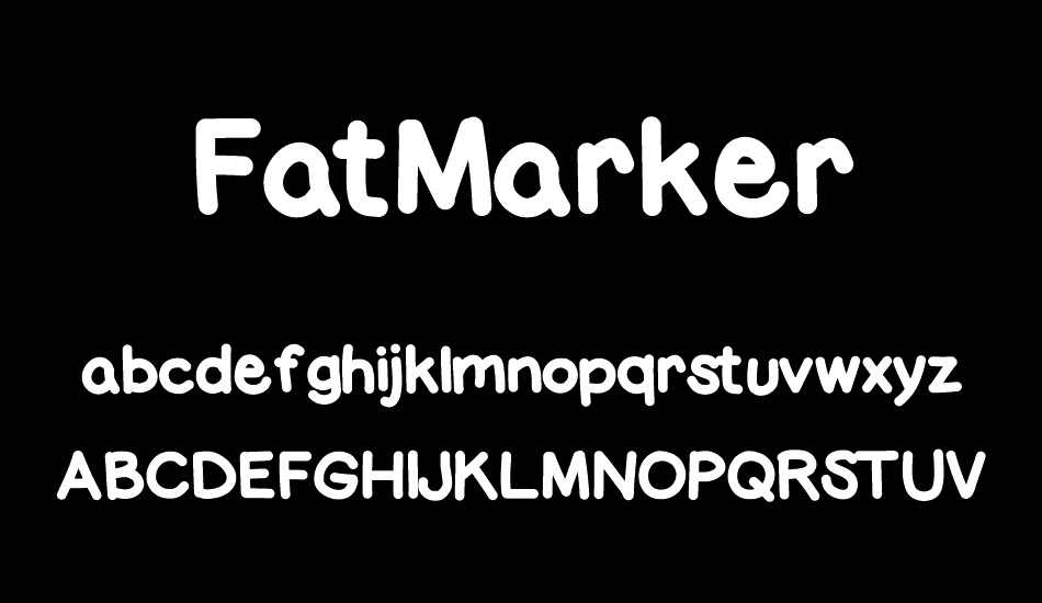 FatMarker font