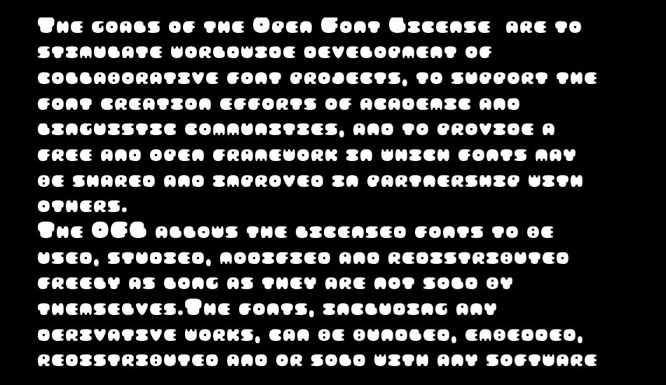 FATS ARE GOOD font 1