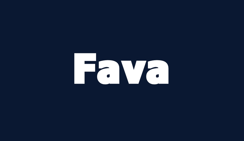 Fava font big