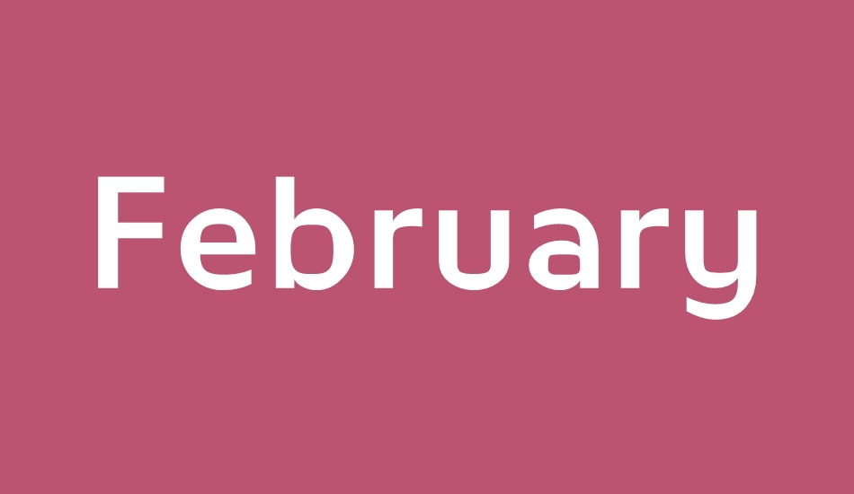 February 2 font big