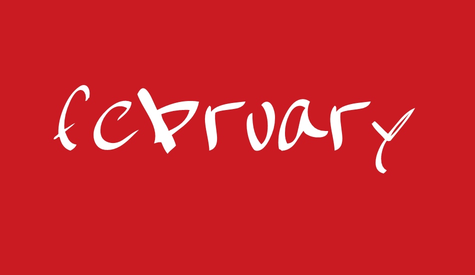 february font big