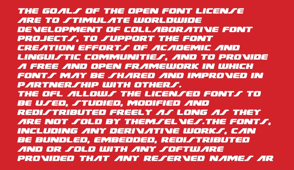 Federal Escort Semi-Italic font 1