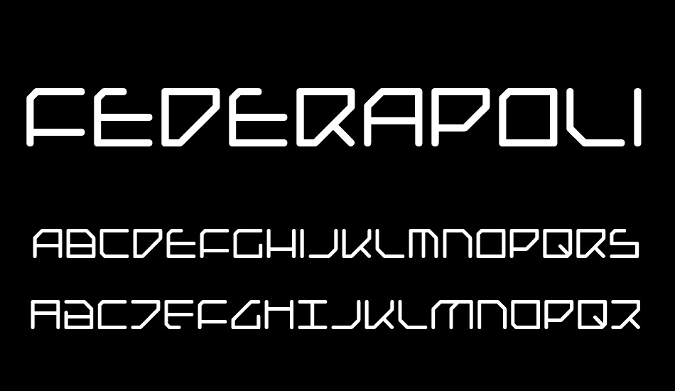 Federapolis font