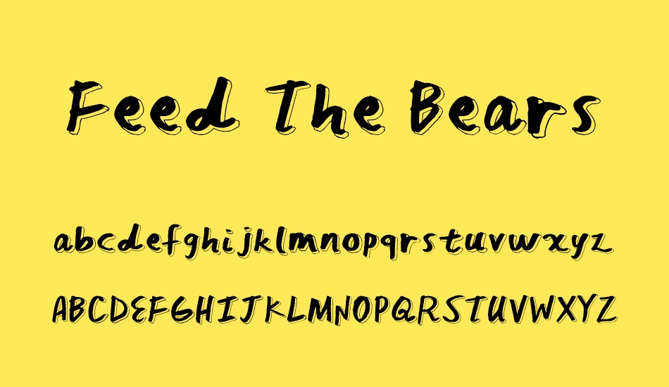 feed-the-bears font