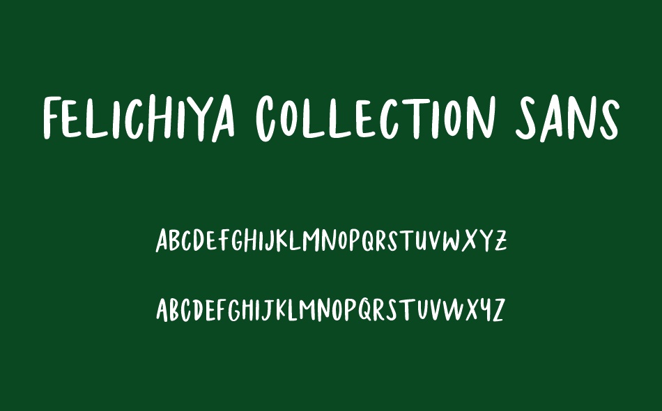 Felichiya Collection Sans font